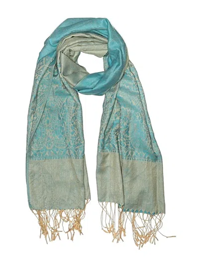 Pre-owned Unbranded Scarf In Blue