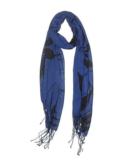 Pre-owned Unbranded Scarf In Blue