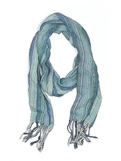 Pre-owned Unbranded Scarf In Blue
