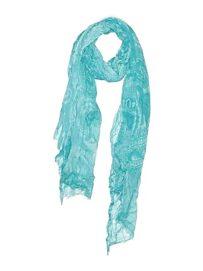 Pre-owned Unbranded Scarf In Blue