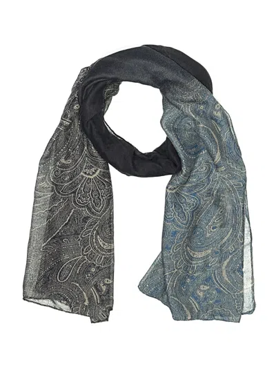 Pre-owned Unbranded Scarf In Blue
