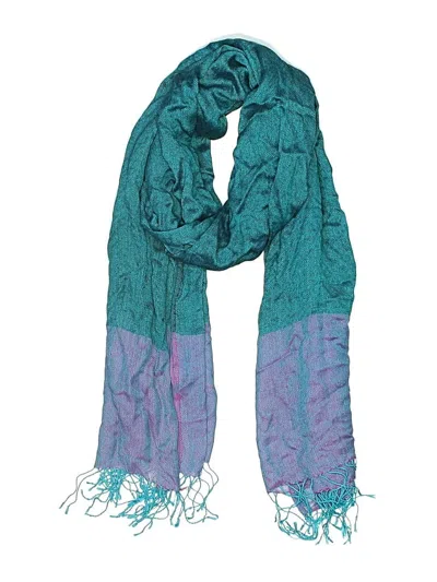 Pre-owned Unbranded Scarf In Blue