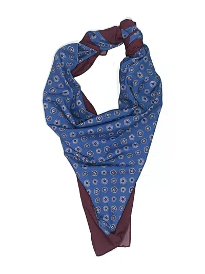Pre-owned Unbranded Scarf In Blue
