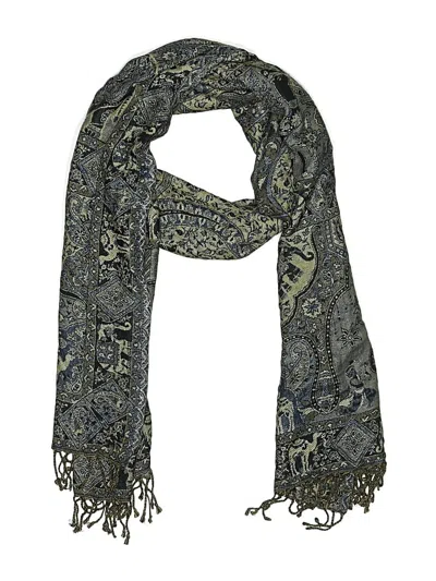 Pre-owned Unbranded Scarf In Blue