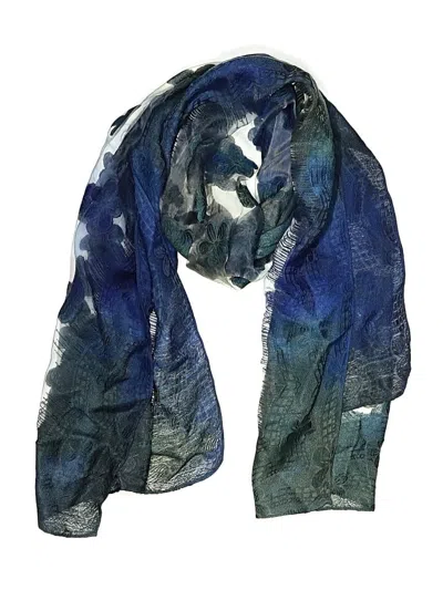 Pre-owned Unbranded Scarf In Blue