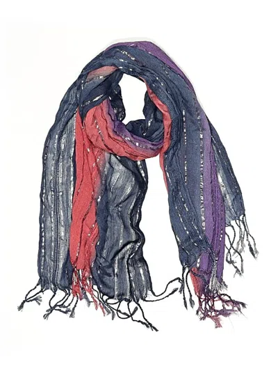 Pre-owned Unbranded Scarf In Blue