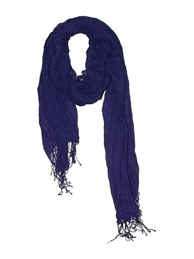 Pre-owned Unbranded Scarf In Blue