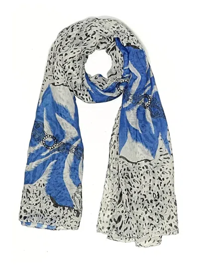 Pre-owned Unbranded Scarf In Blue