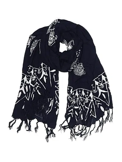 Pre-owned Unbranded Scarf In Blue