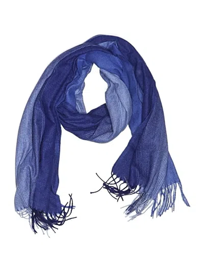 Pre-owned Unbranded Scarf In Blue