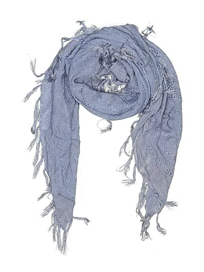 Pre-owned Unbranded Scarf In Blue