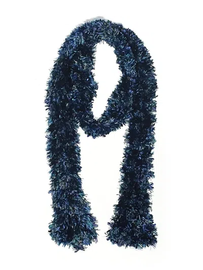 Pre-owned Unbranded Scarf In Blue