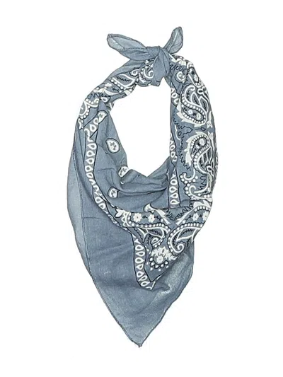 Pre-owned Unbranded Scarf In Blue