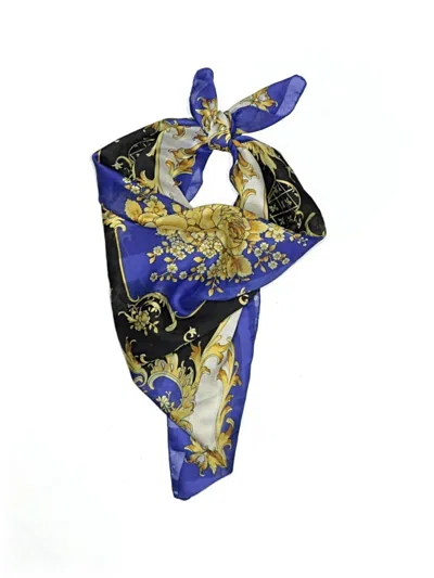 Pre-owned Unbranded Scarf In Blue