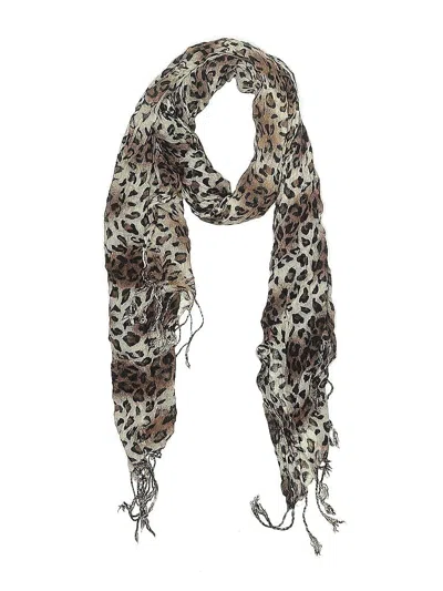 Pre-owned Unbranded Scarf In Brown