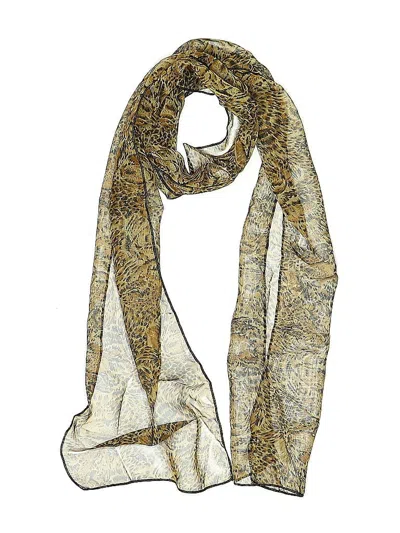 Pre-owned Unbranded Scarf In Brown