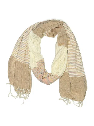 Pre-owned Unbranded Scarf In Brown