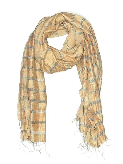 Pre-owned Unbranded Scarf In Brown
