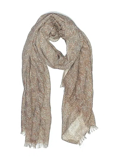 Pre-owned Unbranded Scarf In Brown