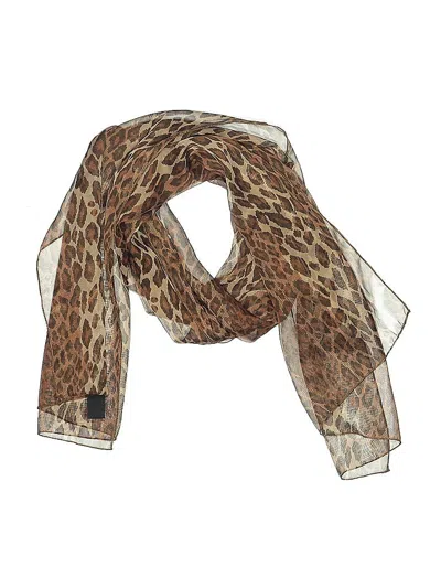 Pre-owned Unbranded Scarf In Brown