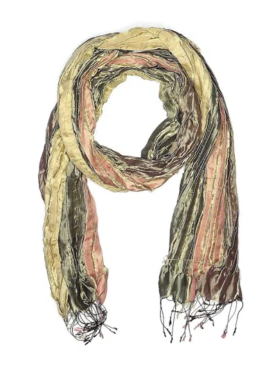 Pre-owned Unbranded Scarf In Brown