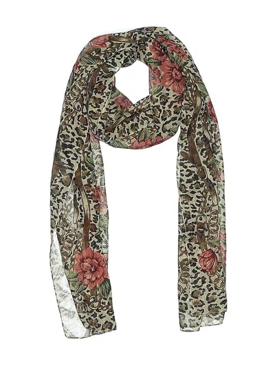 Pre-owned Unbranded Scarf In Brown