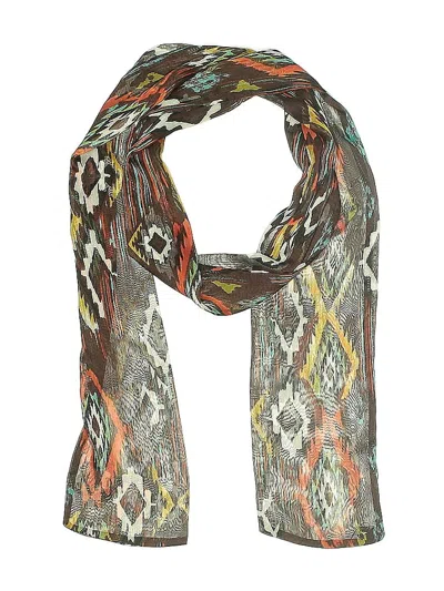 Pre-owned Unbranded Scarf In Brown
