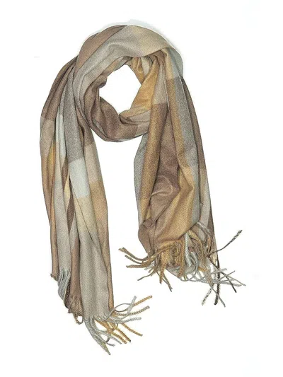 Pre-owned Unbranded Scarf In Brown