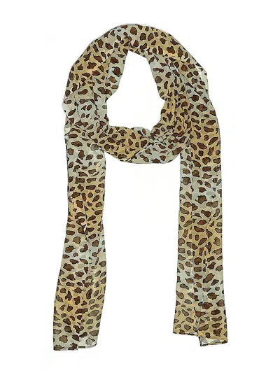 Pre-owned Unbranded Scarf In Brown