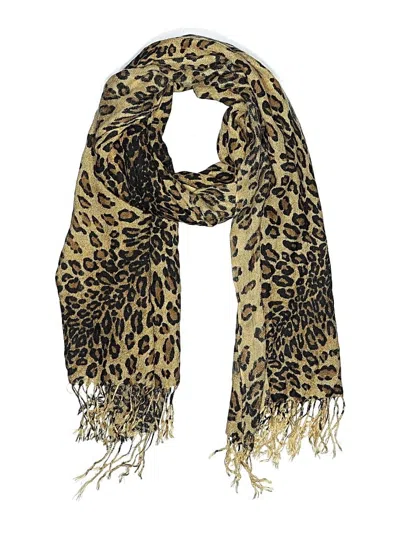 Pre-owned Unbranded Scarf In Brown