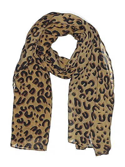 Pre-owned Unbranded Scarf In Brown