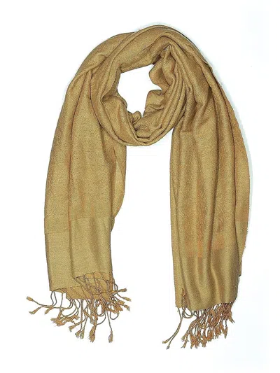 Pre-owned Unbranded Scarf In Brown