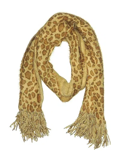 Pre-owned Unbranded Scarf In Brown