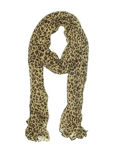 Pre-owned Unbranded Scarf In Brown