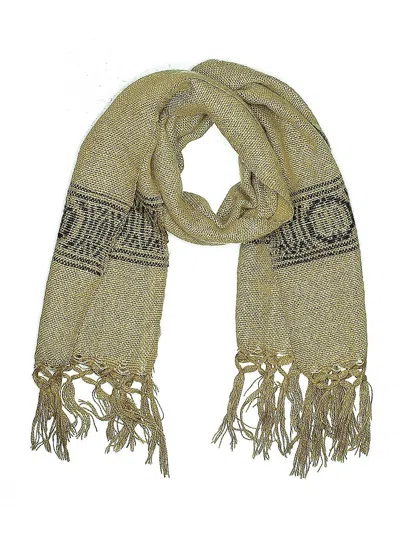 Pre-owned Unbranded Scarf In Brown