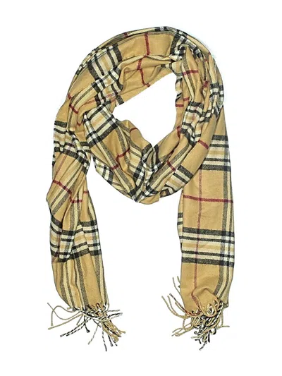 Pre-owned Unbranded Scarf In Brown