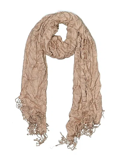 Pre-owned Unbranded Scarf In Brown