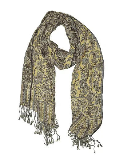 Pre-owned Unbranded Scarf In Brown