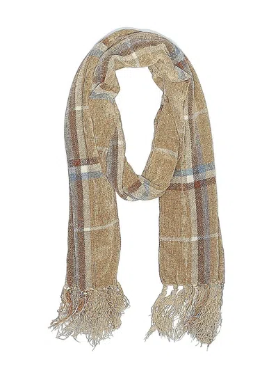Pre-owned Unbranded Scarf In Brown