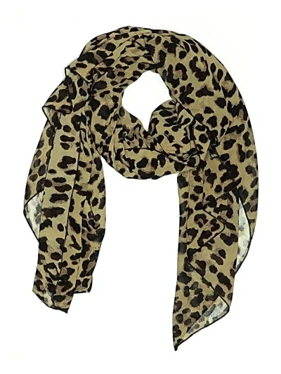 Pre-owned Unbranded Scarf In Brown