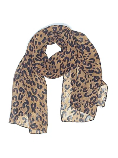 Pre-owned Unbranded Scarf In Brown