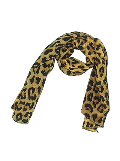 Pre-owned Unbranded Scarf In Brown