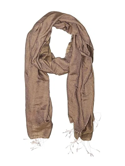 Pre-owned Unbranded Scarf In Brown