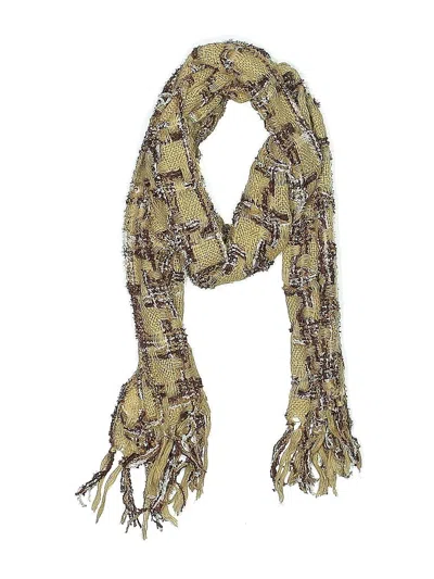 Pre-owned Unbranded Scarf In Brown