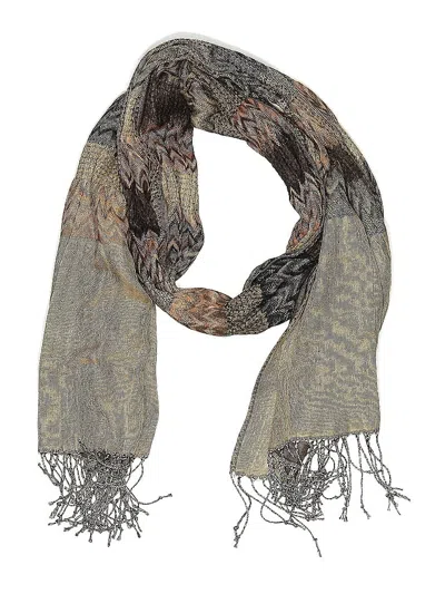 Pre-owned Unbranded Scarf In Brown