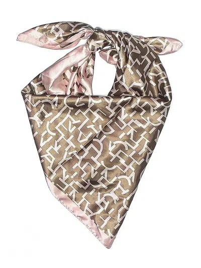 Pre-owned Unbranded Scarf In Brown