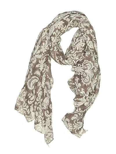 Pre-owned Unbranded Scarf In Brown