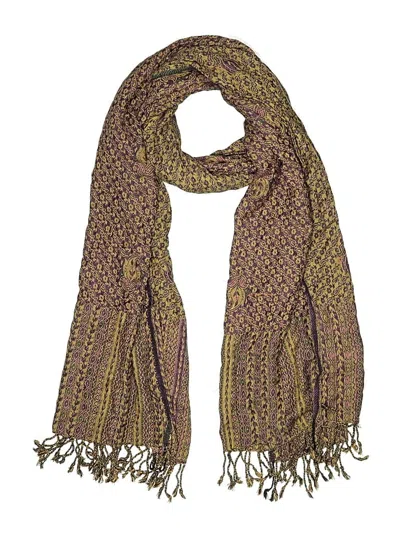 Pre-owned Unbranded Scarf In Brown