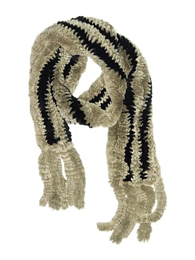 Pre-owned Unbranded Scarf In Brown