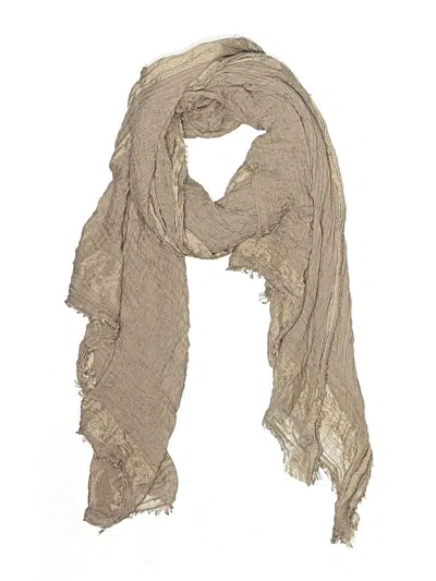 Pre-owned Unbranded Scarf In Brown